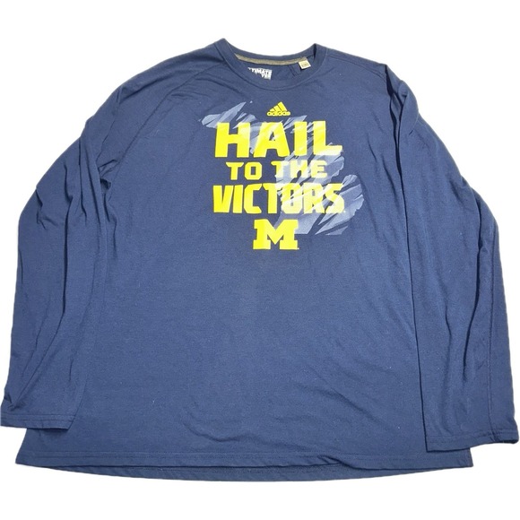 adidas Other - MICHIGAN WOLVERINES ADIDAS CLIMALITE ULTIMATE PERFORMANCE LONGSLEEVE SHIRT MEN'S